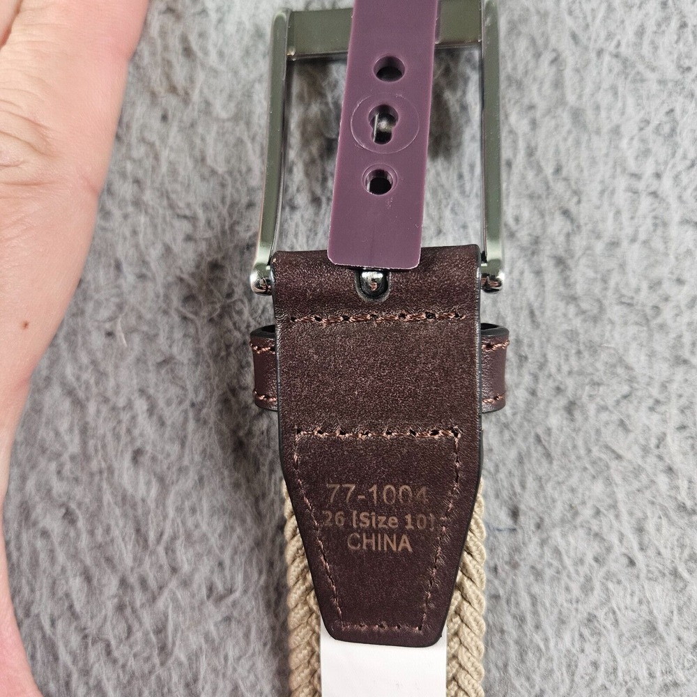 NWT - Johnston & Murphy Belt Boys Size 10 Waist 26 Tan - NEW - Picture 2 of 6
